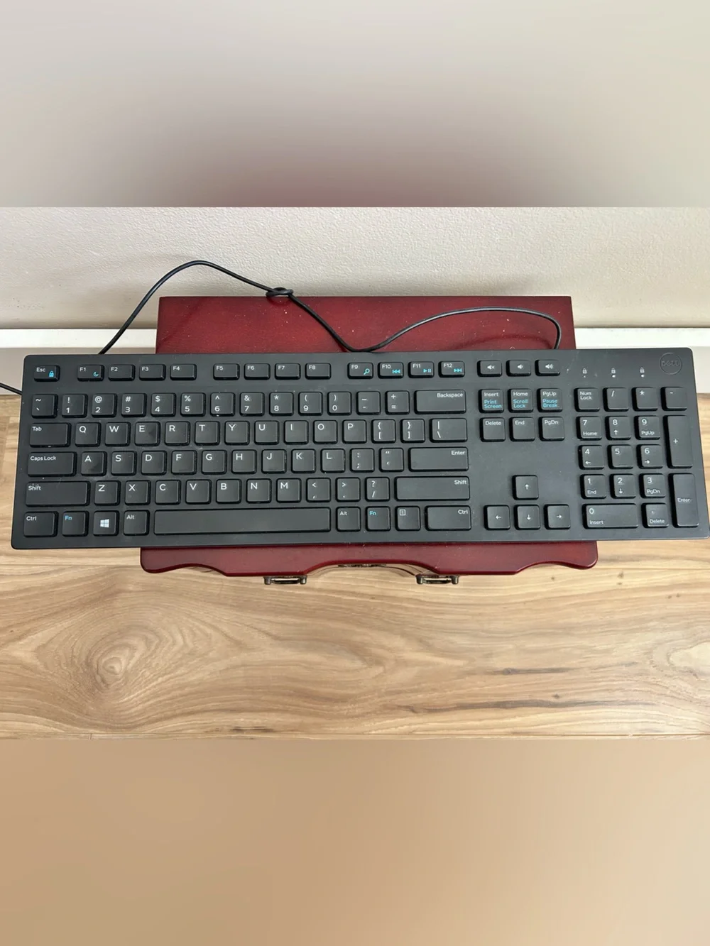 Genuine Dell KB216t USB Wired PC Computer Black Slim Keyboard